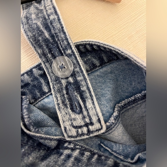 Gap Dress - Women's XS Extra Small Denim Blue Jean - Patchwork Sundress Mini - Picture 7 of 10